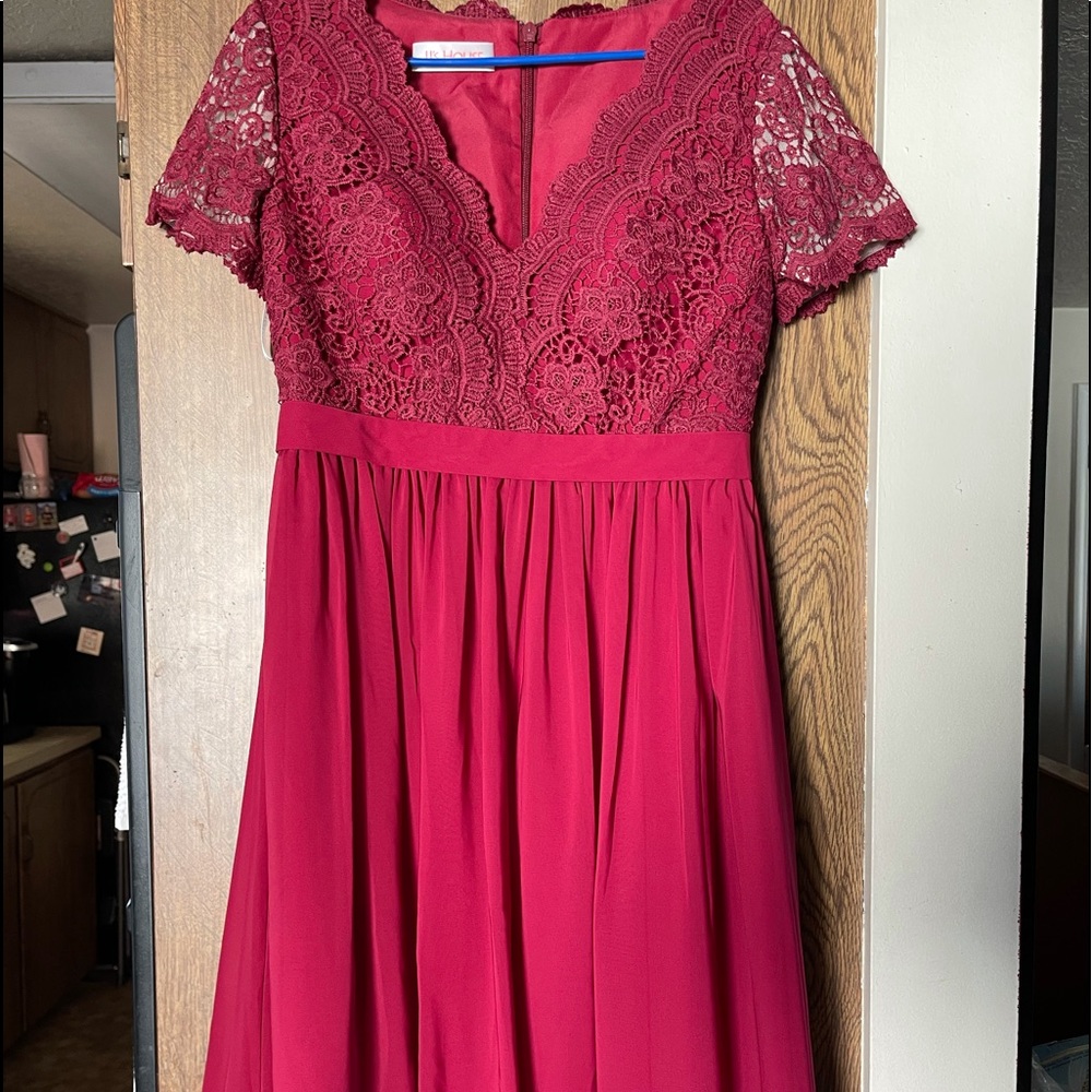 BRAND NEW BURGUNDY DRESS